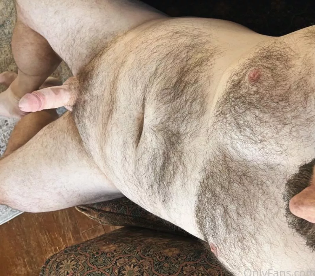 [44] Bird’s eye view of my hairy Dad bod.