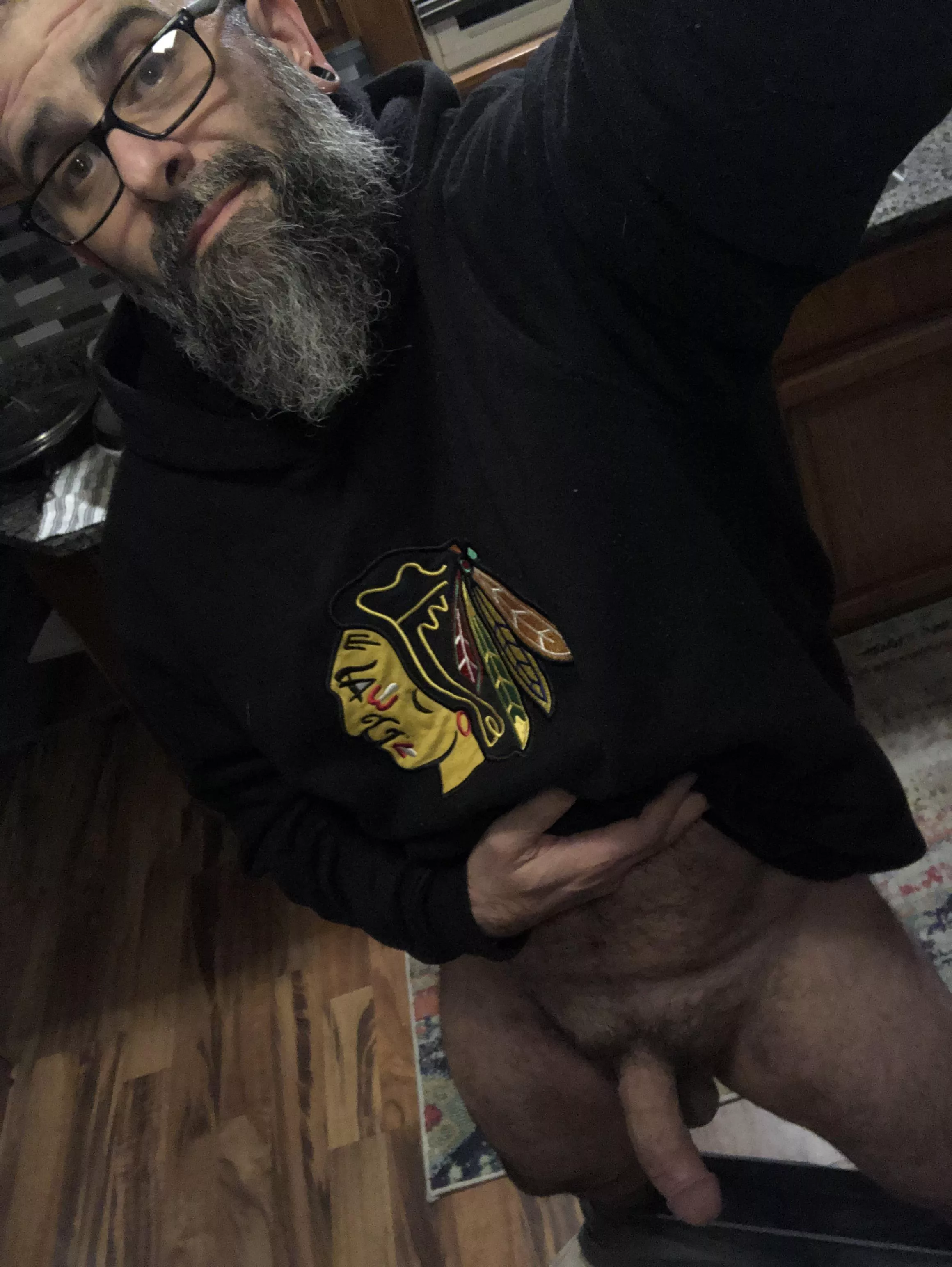 [47] Beard, boner, Blackhawks. Is that a hat trick? I’m in a mood tonight, dms most definitely open…