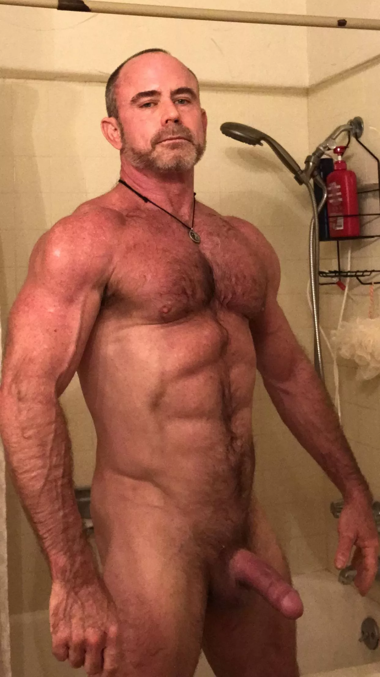 [51] m Palm Springs out of the shower horned and ready….