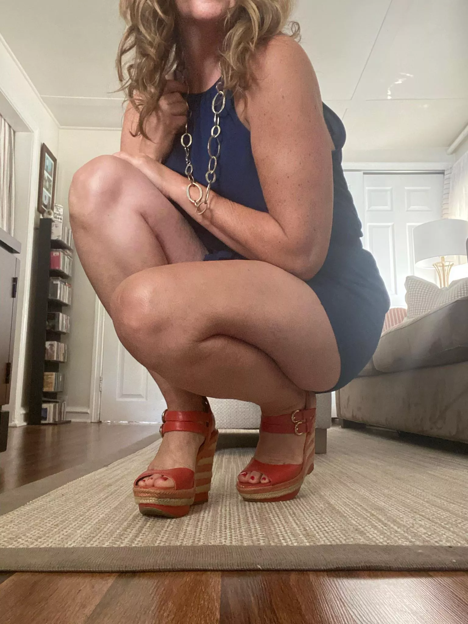 54yo blue romper