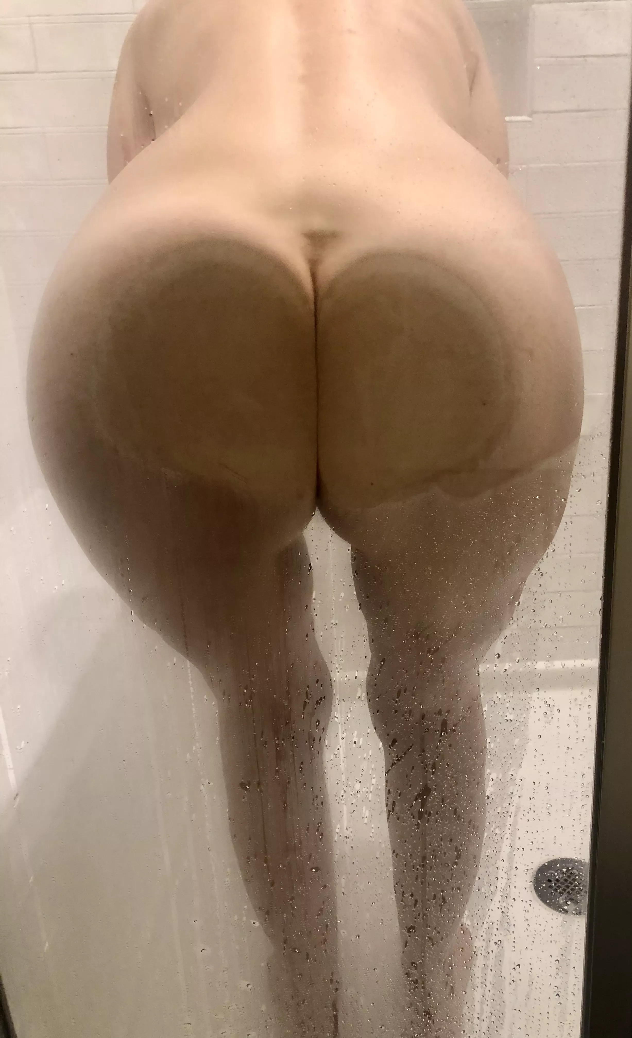 58F with my ass on the shower glass door! Let me know if you want to see more like this!