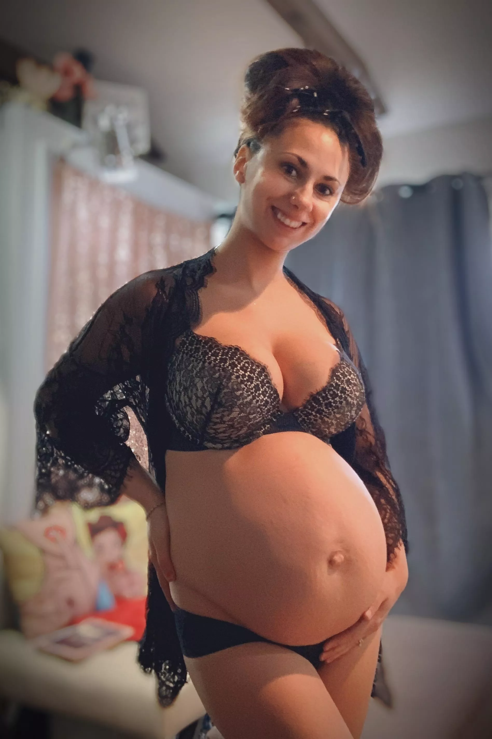 9 months pregnant here (last pregnancy July 2020, currently due again in October!)