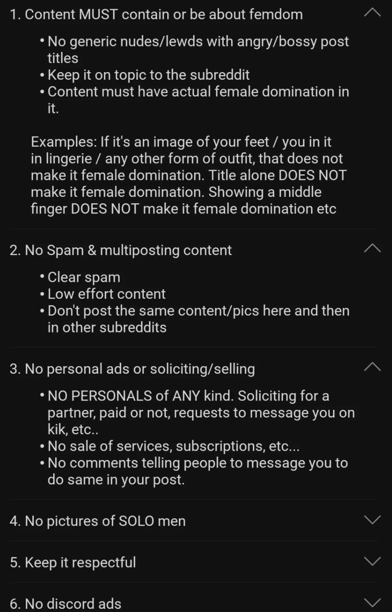 A discussion of the subreddit rules and their enforcement. Text in comments.