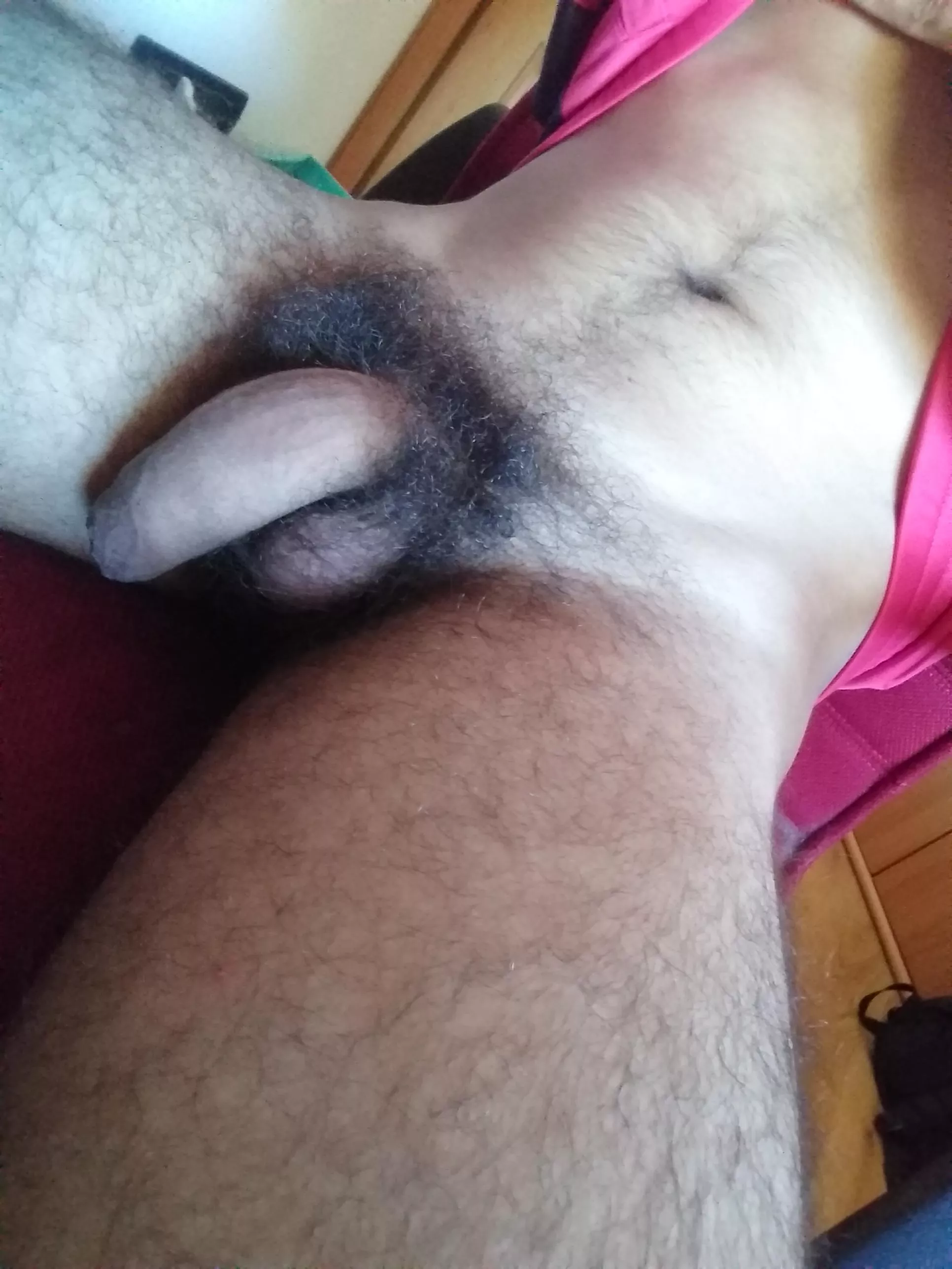 A hairy softie before I shave