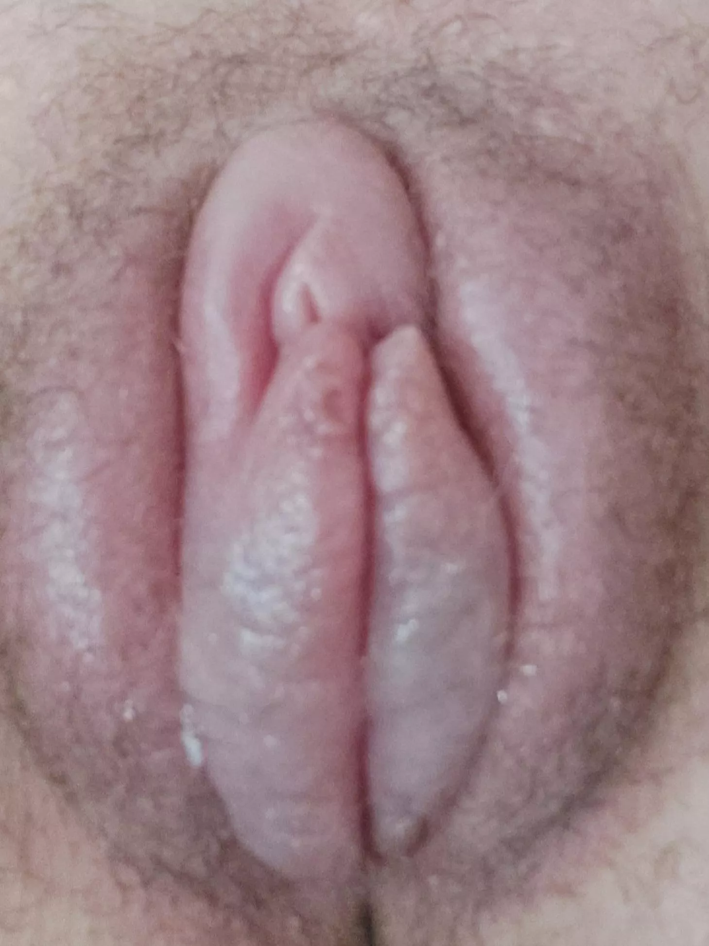 A plump, pumped pussy ready to be touched. Update to my post yesterday.