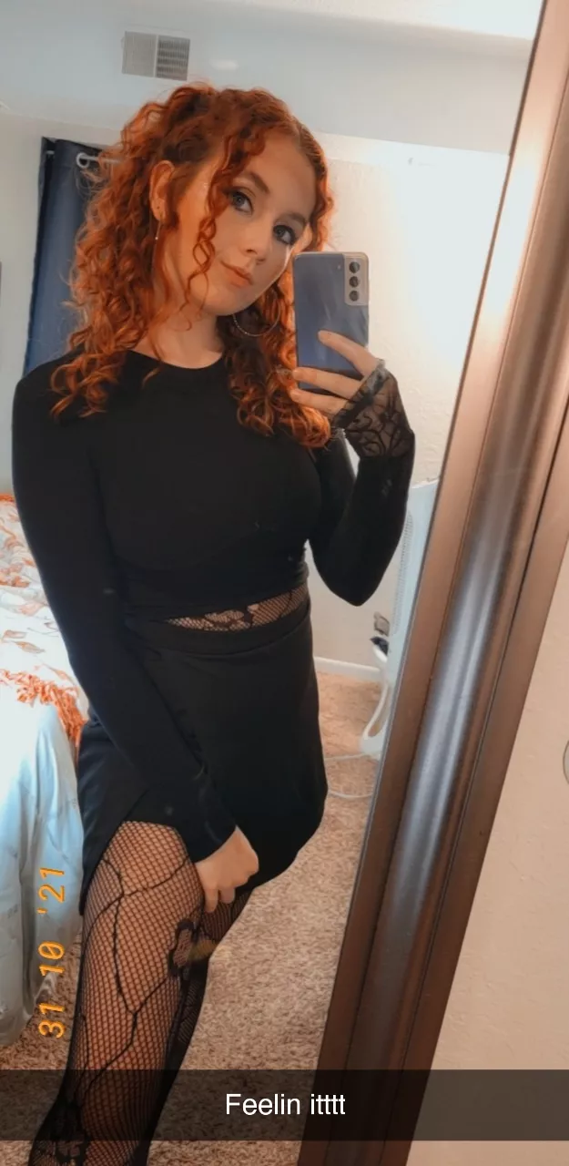 A redhead goth?