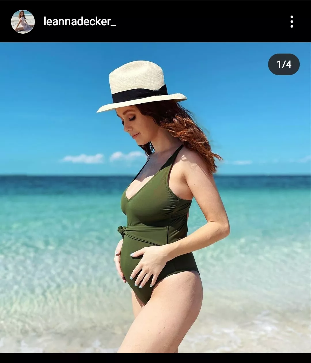 AAAAAAAAND she's pregnant. Expecting a baby boy. Congrats to her!