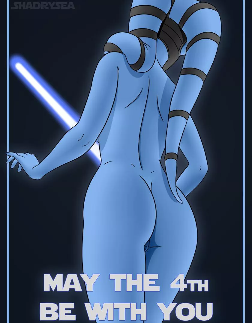 Aayla Secura showing her wonder ass (Shadrysea)