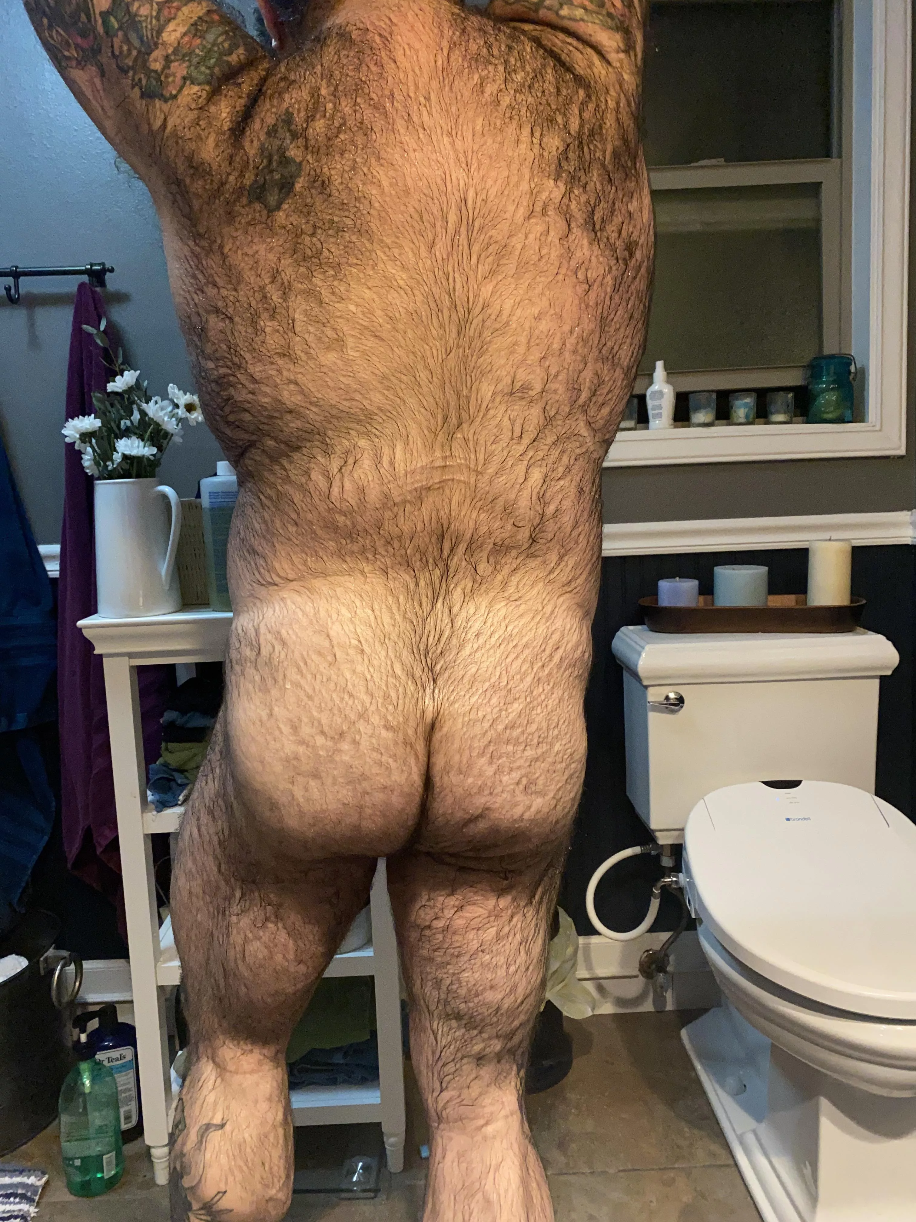 After shower back shot. 🐻