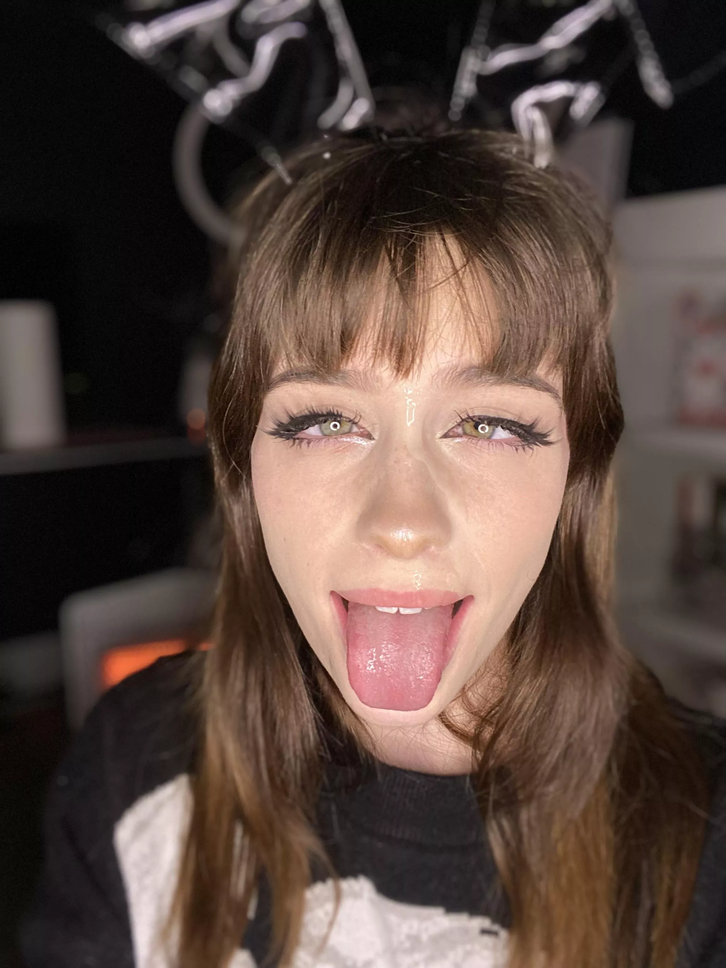 Ahegao attempt after getting nutted on🤤(19f OC)