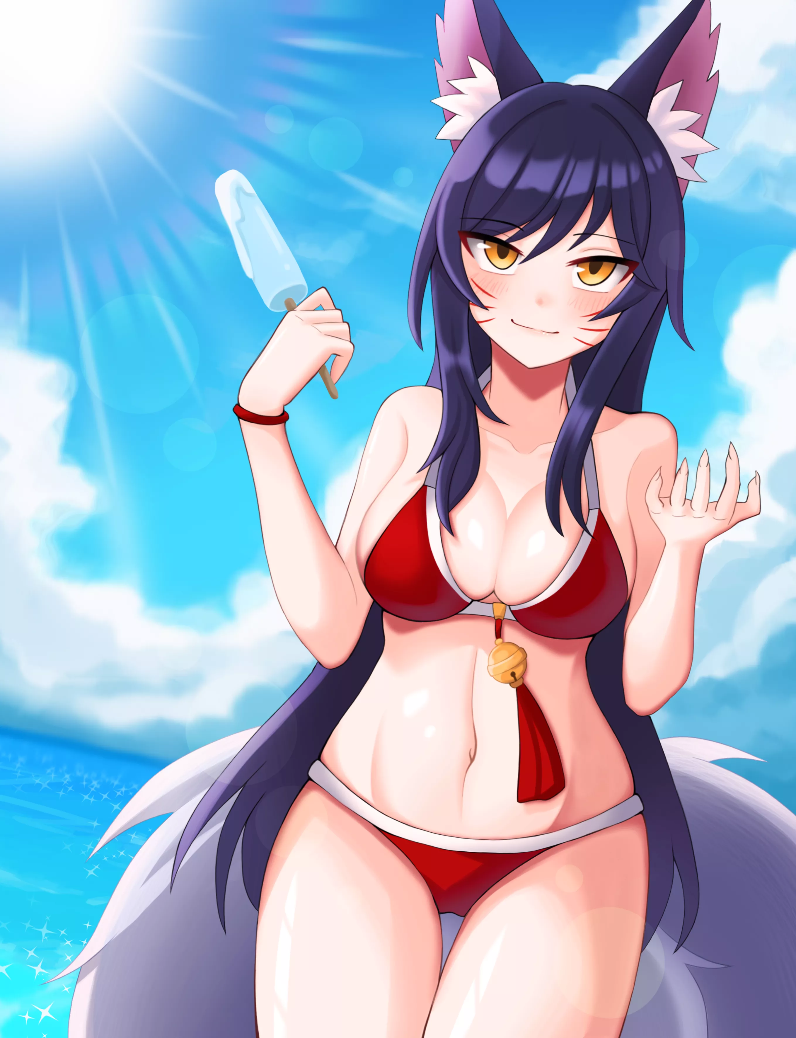 Ahri with bikini <3 [League of Legends]