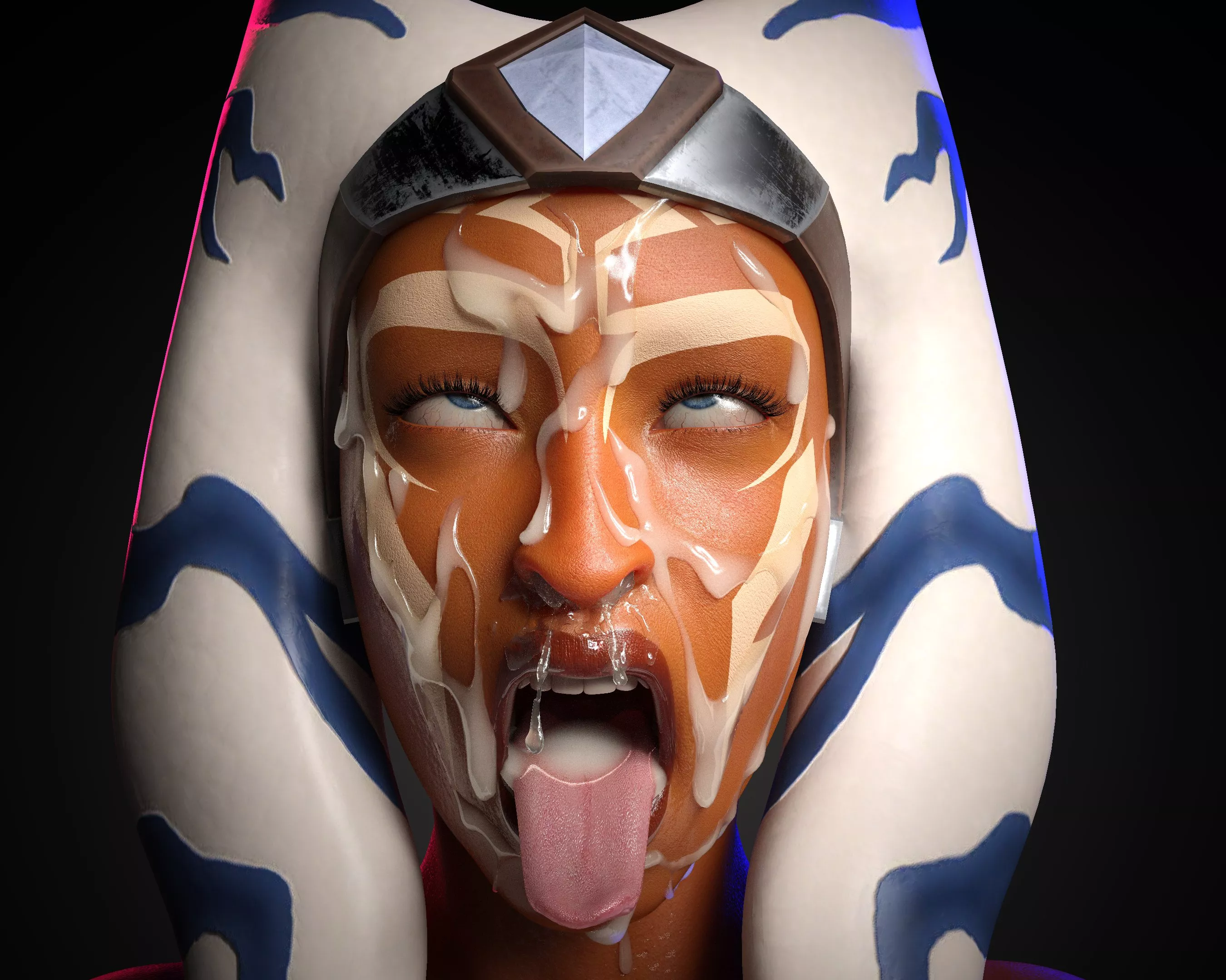 Ahsoka facial. By me [DrinkerofSkies]