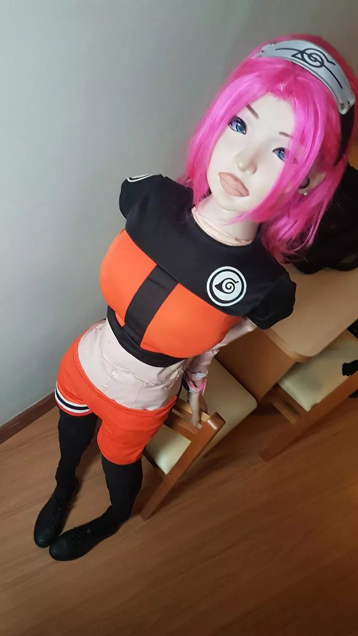 AI sexdoll Naruto Sakura full cosplay !