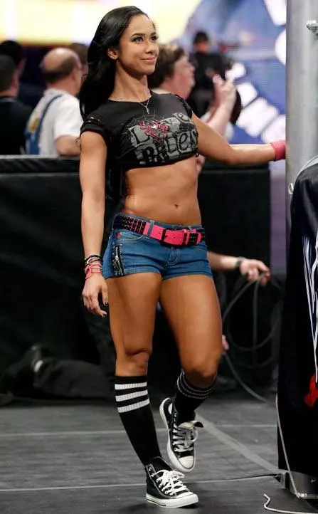 AJ Lee doesn't get enough attention she deserves, such a cute sexy lady!