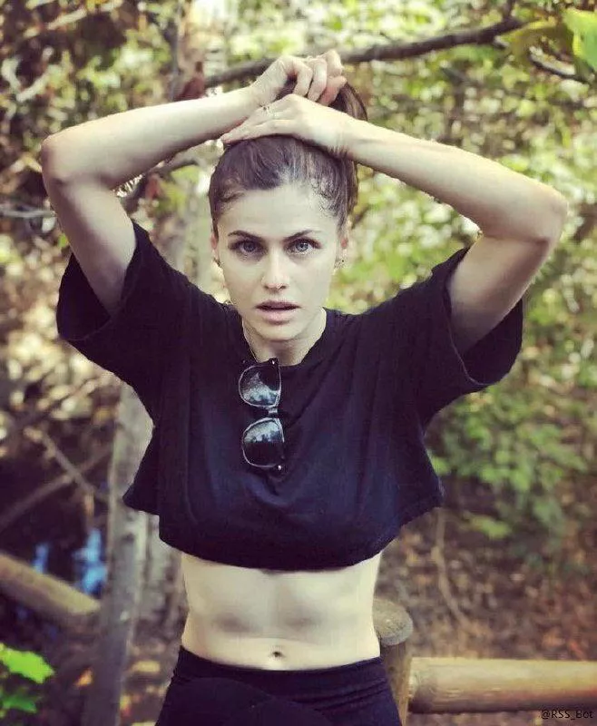 Alexandra Daddario preparing to wreck your home