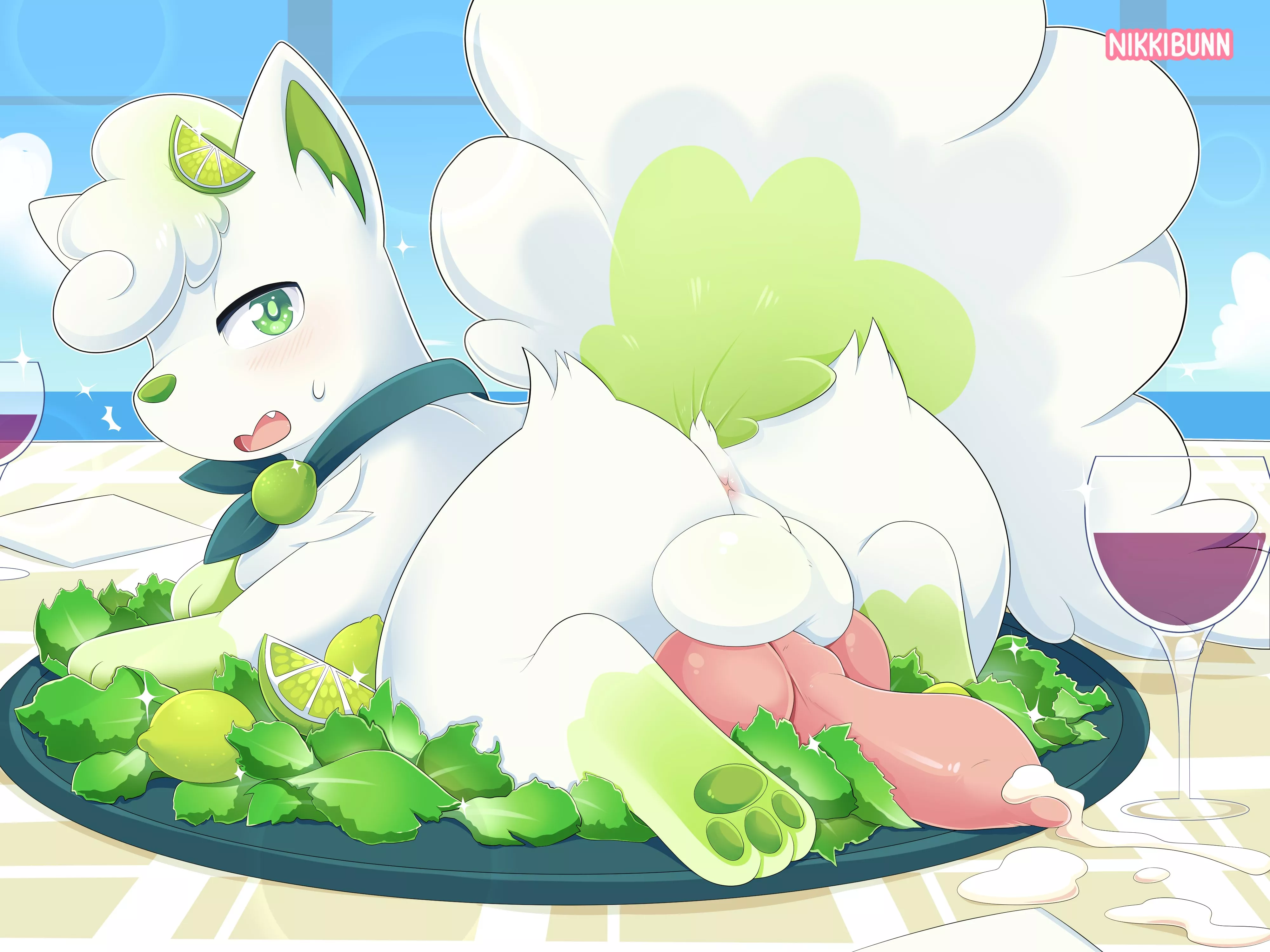 Alolan Vulpix Served Up [Nikkibunn]