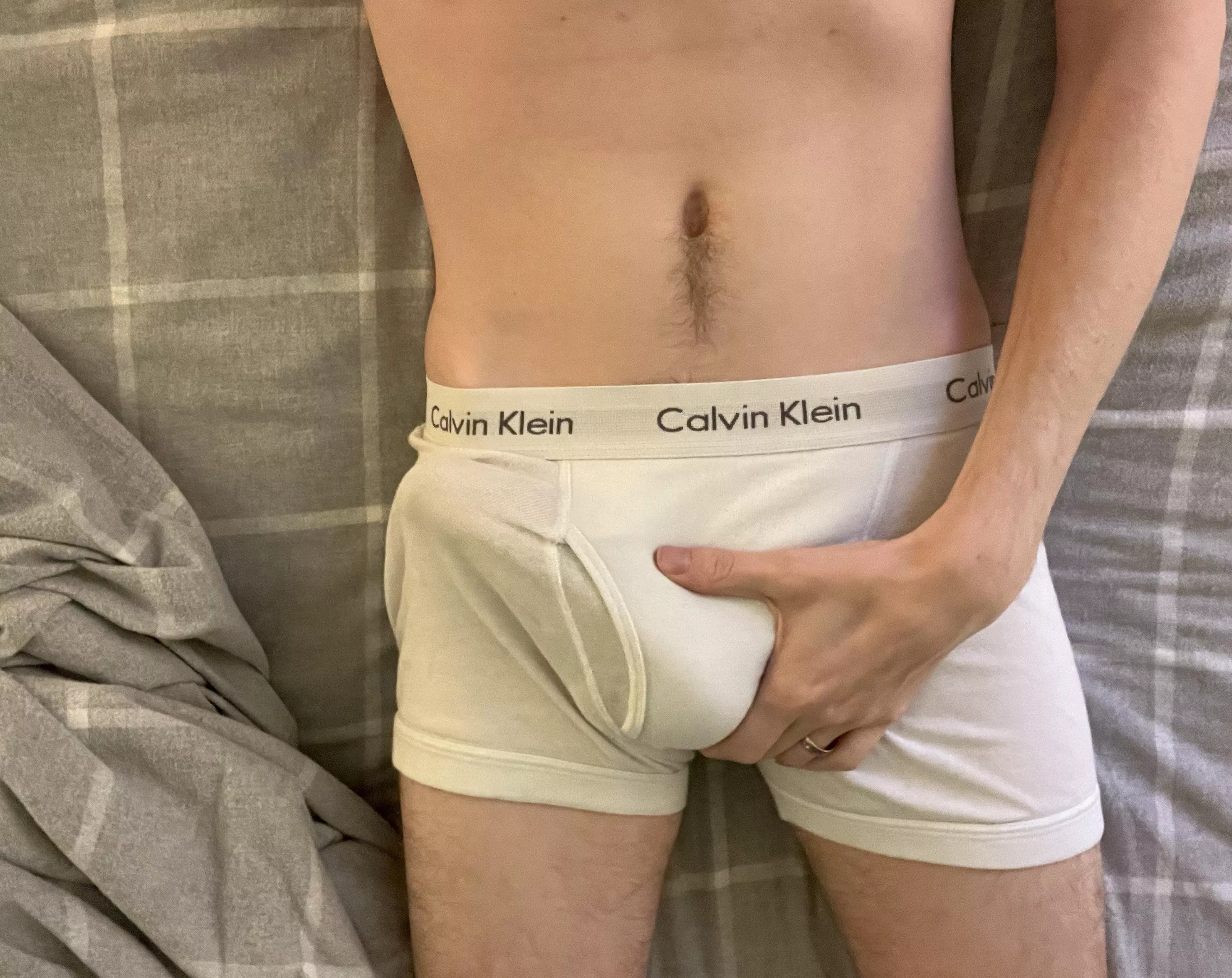 Always feel good in white Calvins