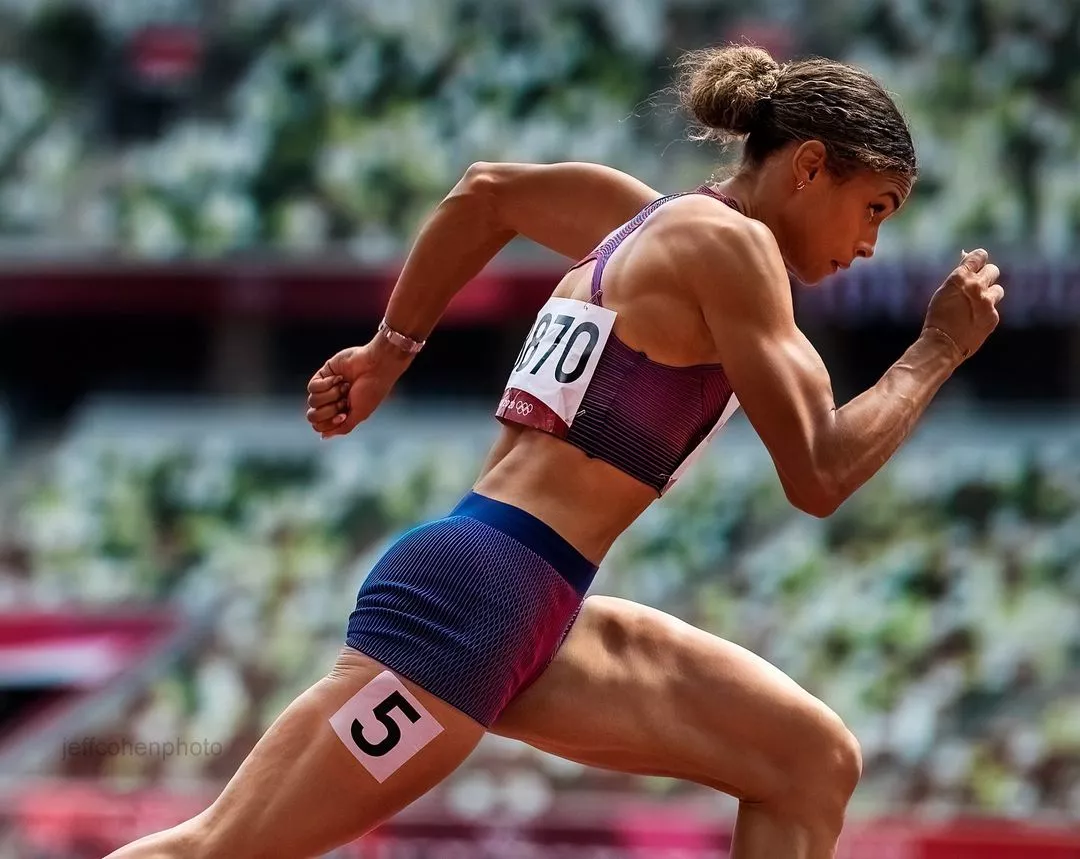 American hurdler Sydney McLaughlin