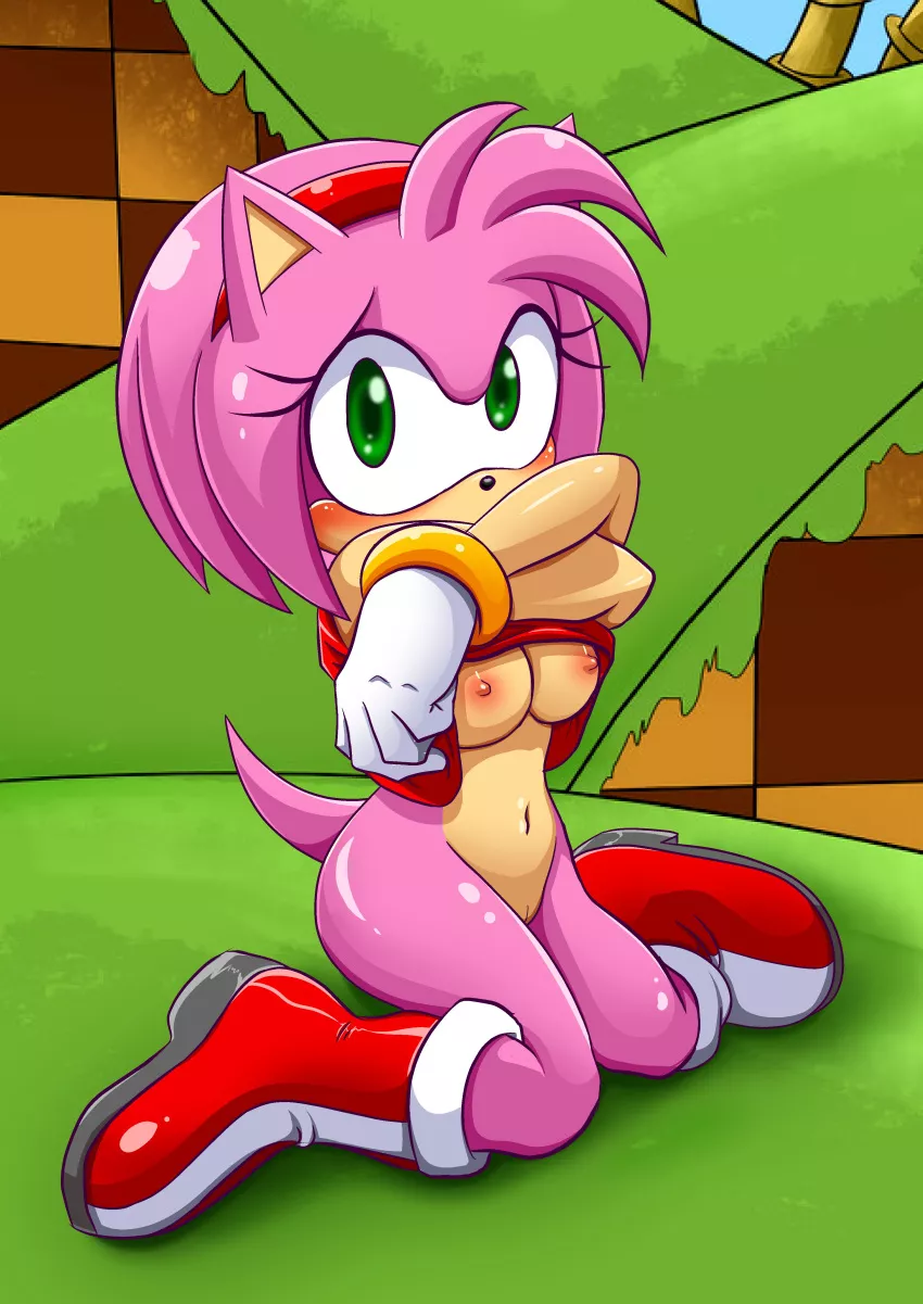 Amy showing the goods (Palcomix)