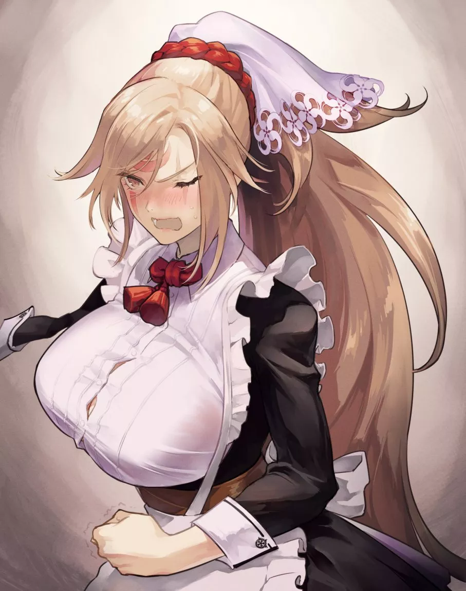 An outfit maid for Baiken (amailohalmachi) [Guilty Gear]