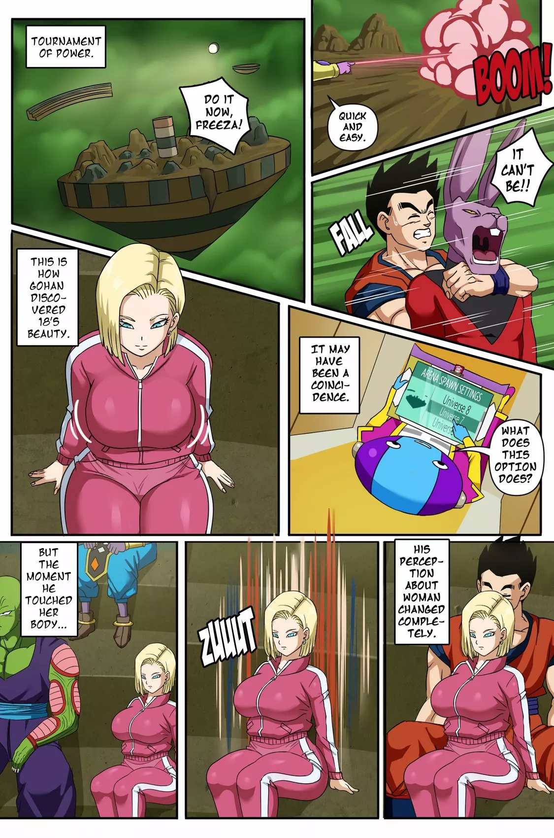 Android 18 and Gohan 2 – Pink Pawg