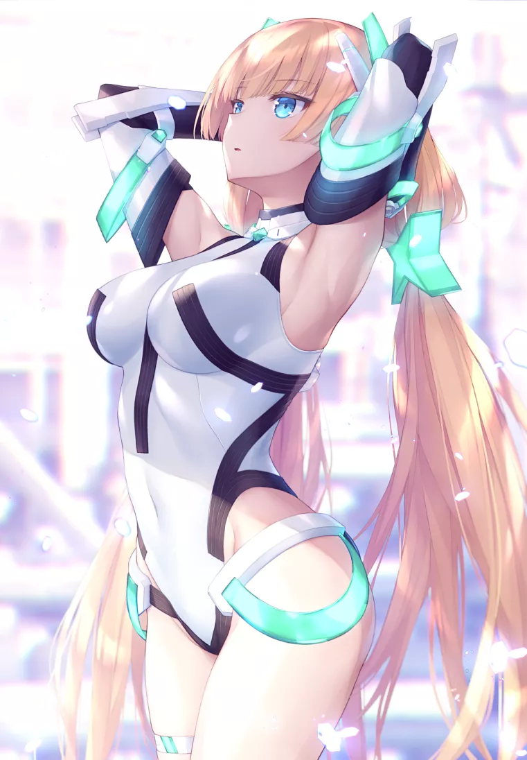 Angela Balzac New Day Stretch (Goribote) [Expelled from Paradise]