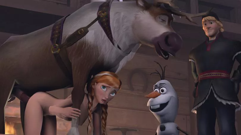 Anna taking care of Kristoff (ShittyHorsey)