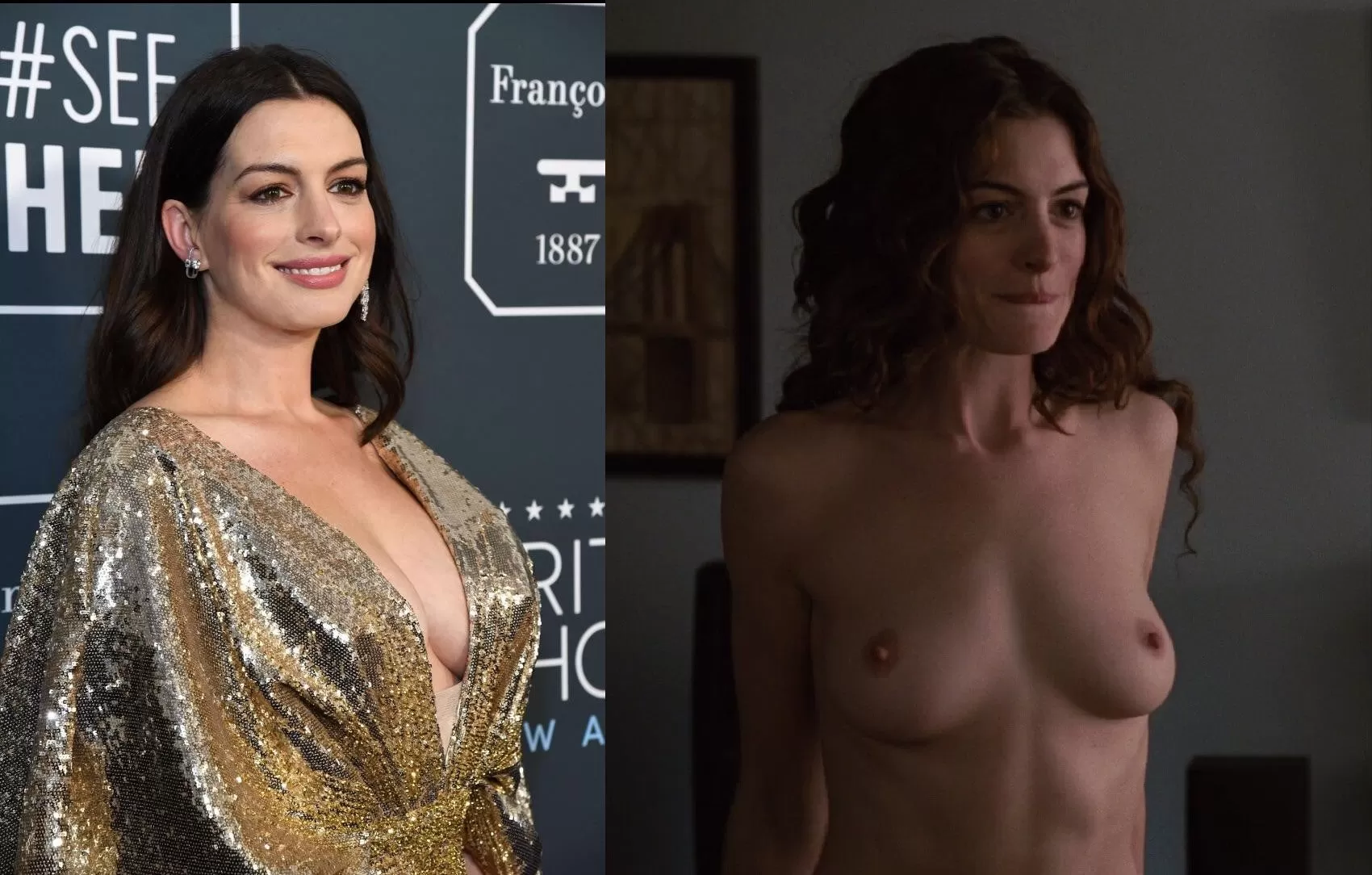 Anne Hathaway on/off