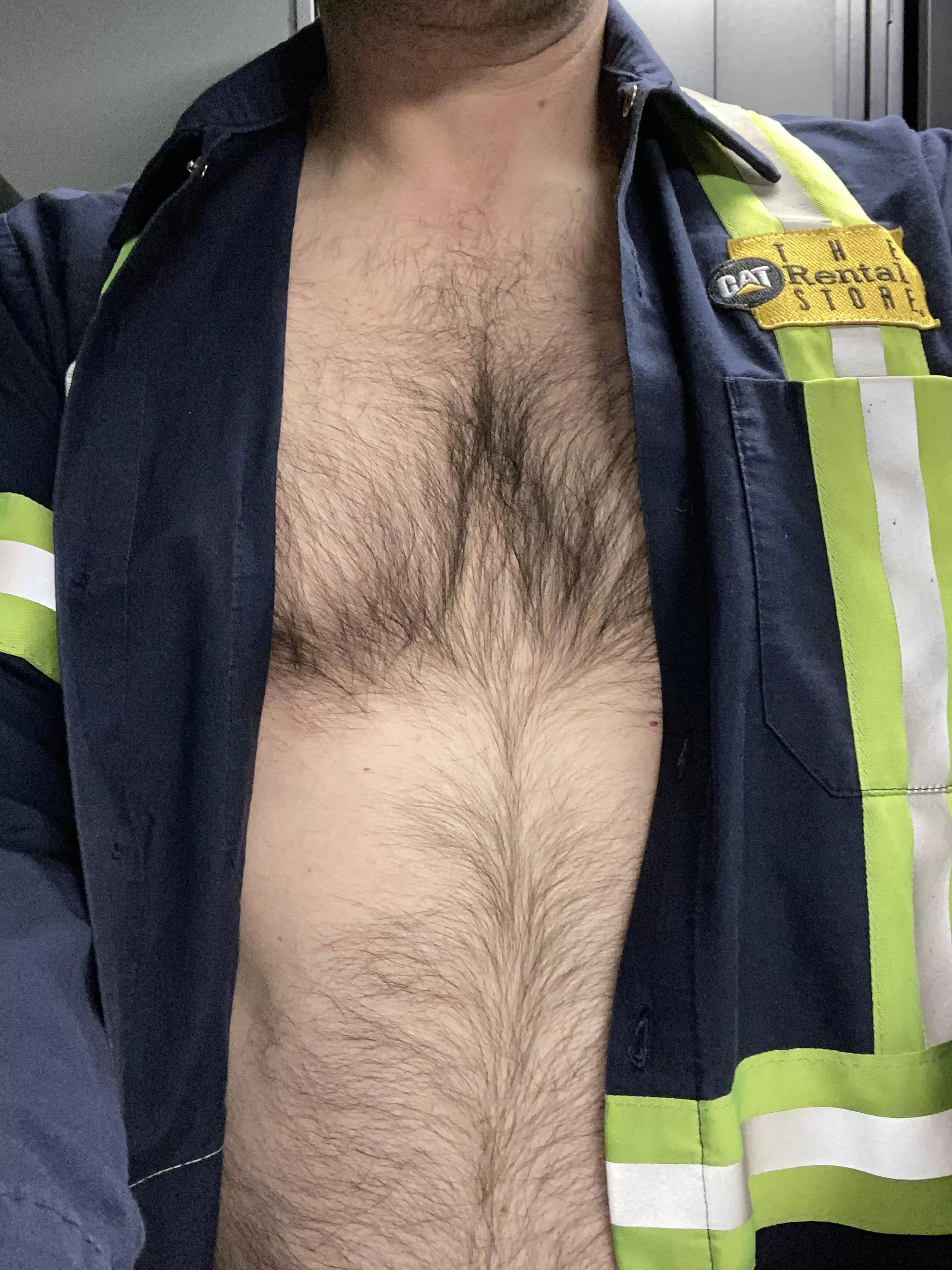 Anybody like a hairy chest in uniform?