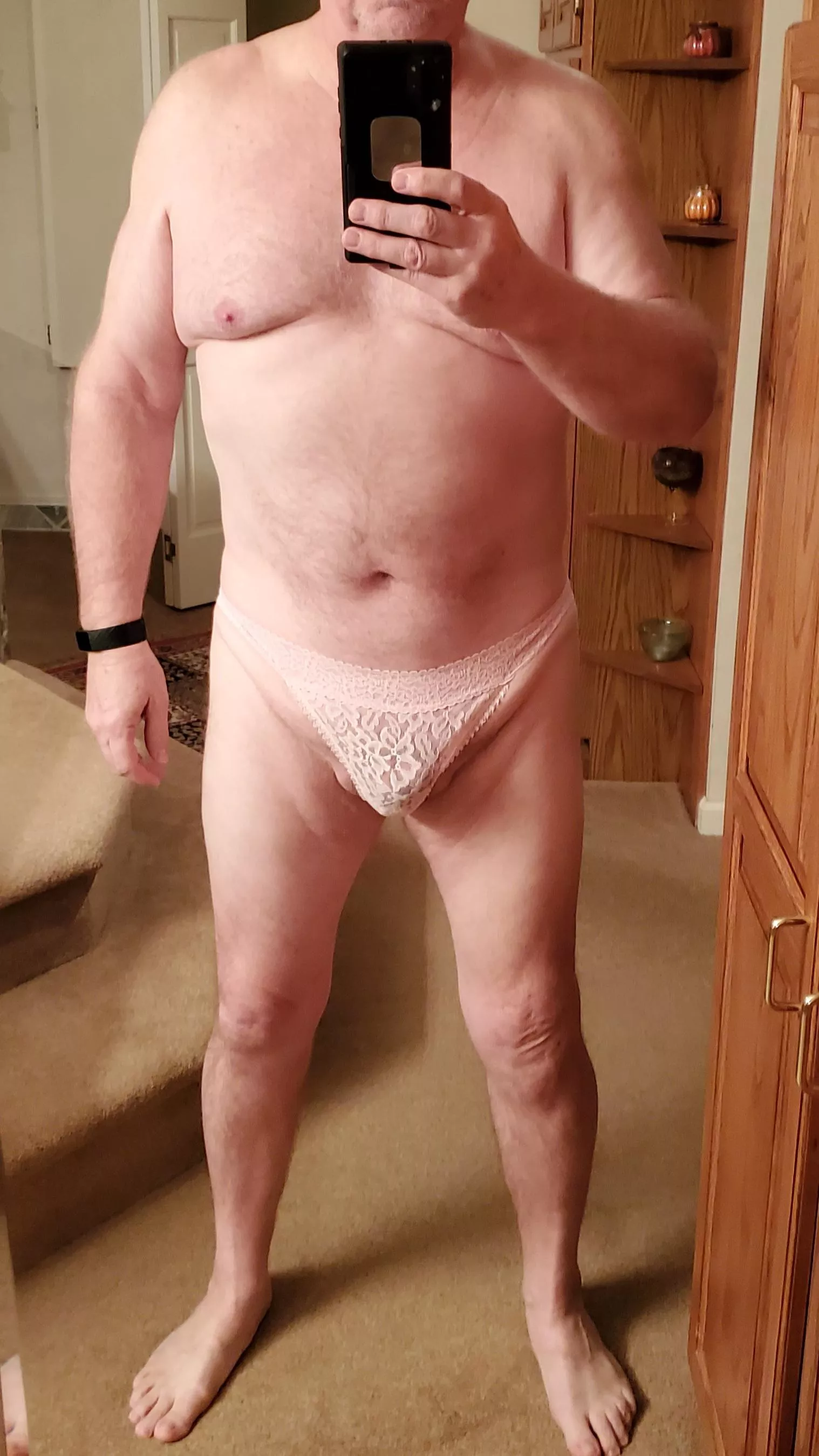 Anyone like pink lace? My first post.... 61(M)