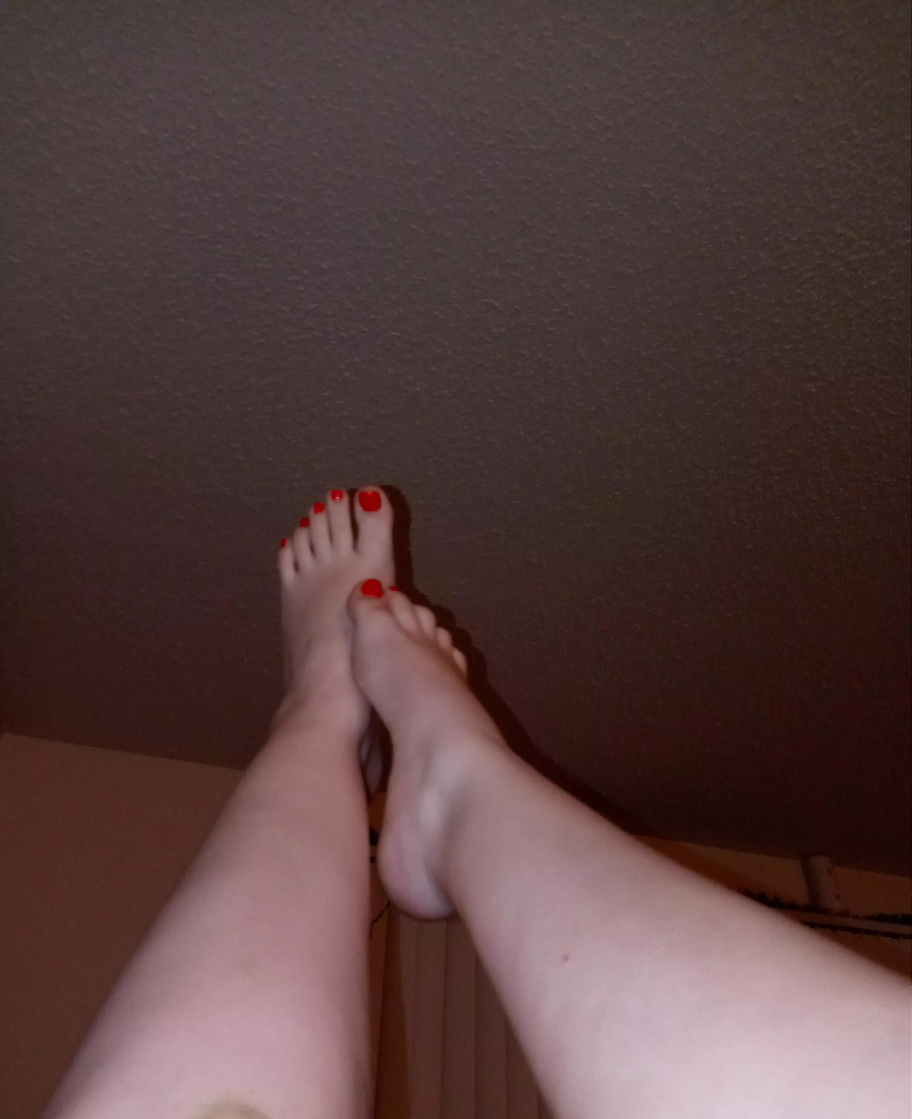 Are you staring at my feet??