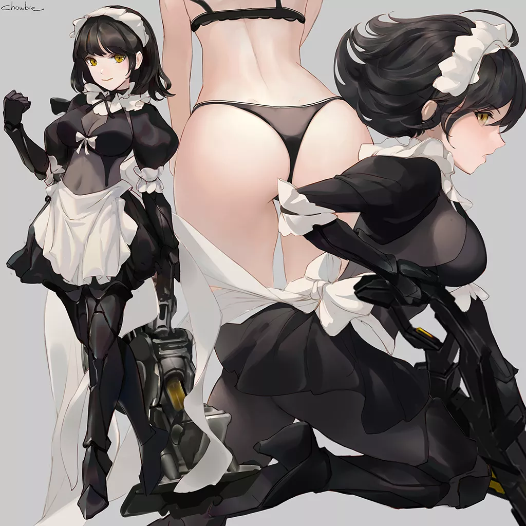 Armoured Black Maid (Chowbie) [Original]