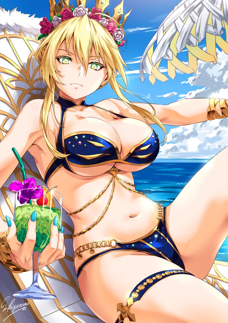 Artoria at the beachside (sakiyamama)