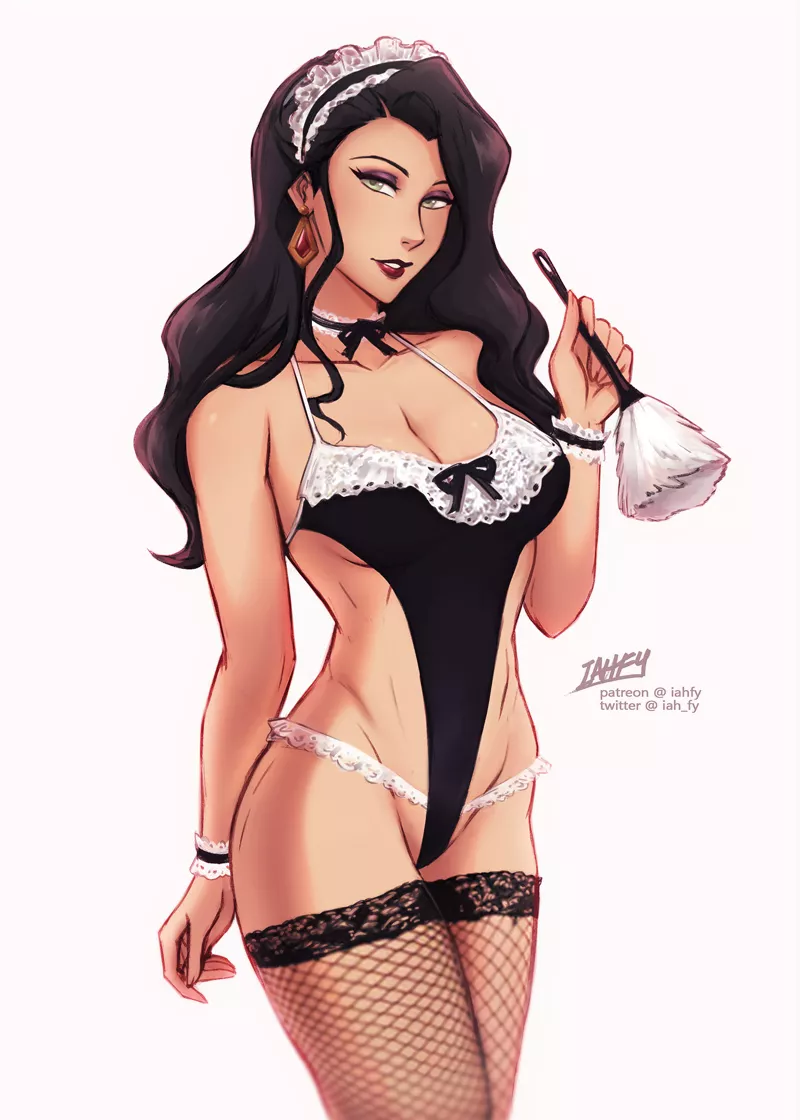 Asami Maid Leotard (Iahfy) [The Legend Of Korra]