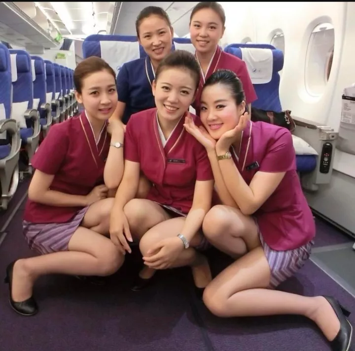 Asian flight gals..top row 12 bottom 345