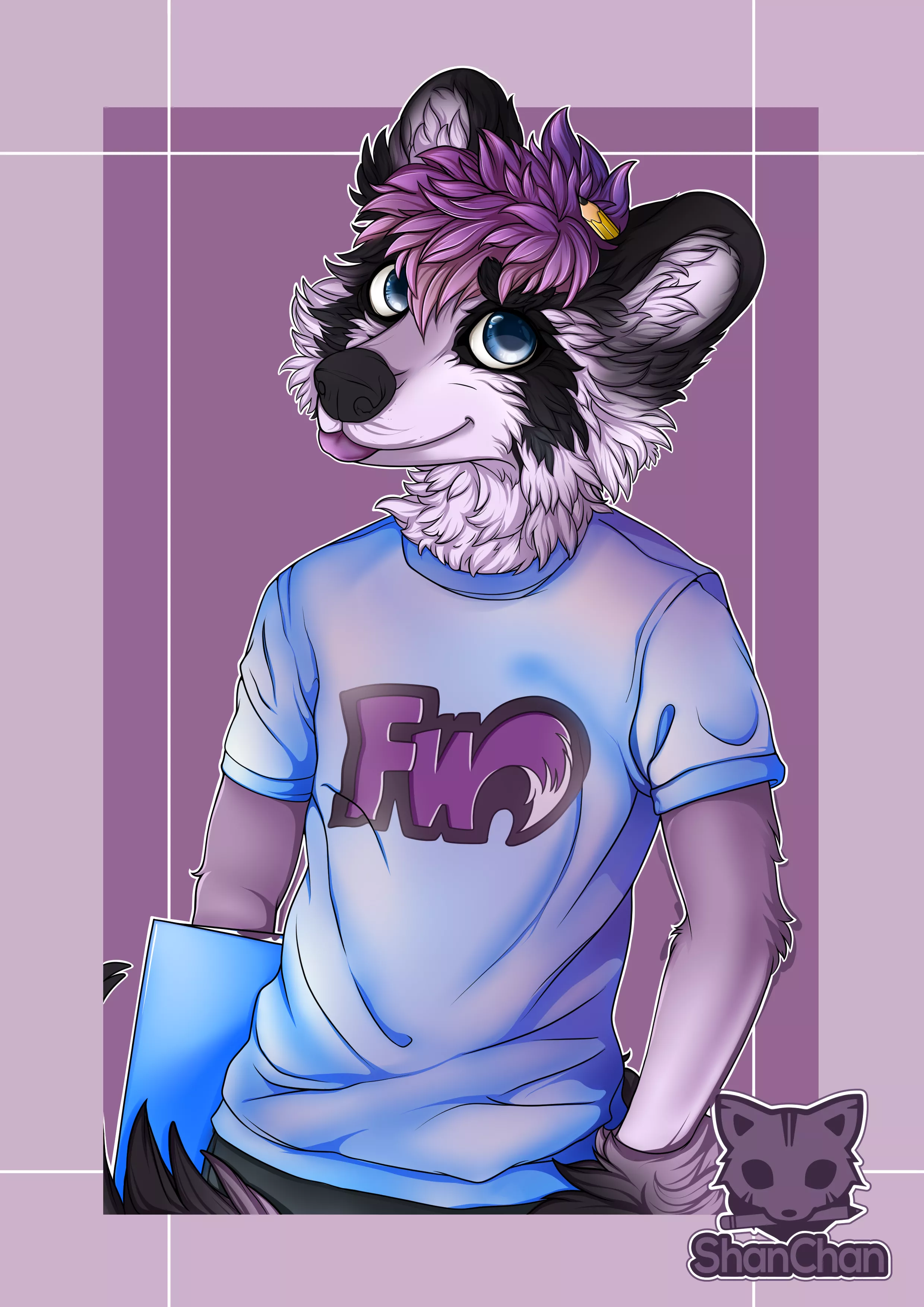 Aster Fanart By Me for FurryWeekly Magazine