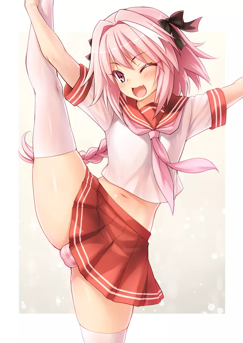 Astolfo Standing Side Split (Shimashima Salmon) [Fate]