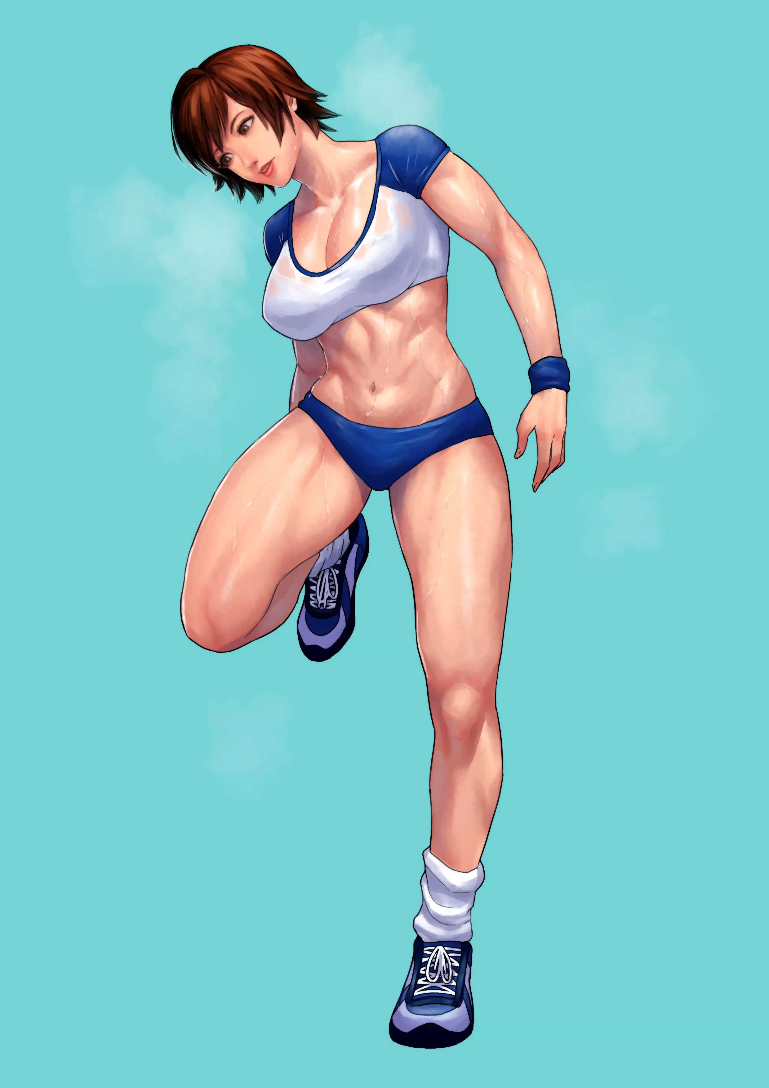 Asuka Kazama is ready to workout (cirenkoyenk) [Tekken]