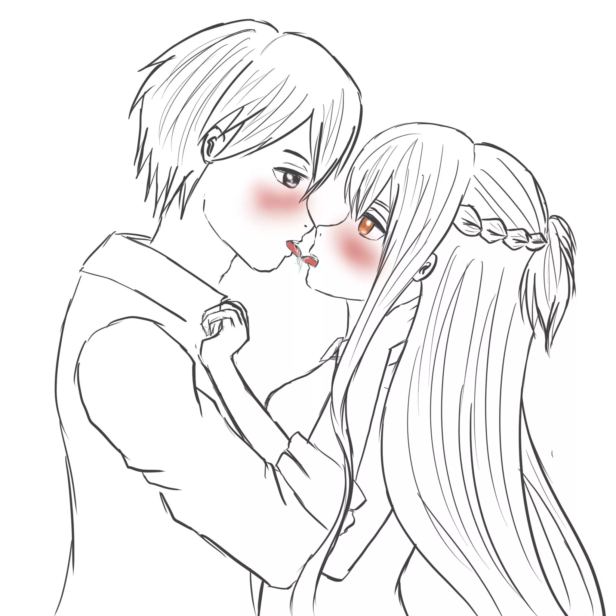 Asuna and Kirito