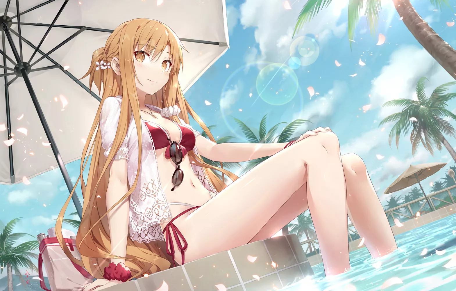 Asuna in bikini