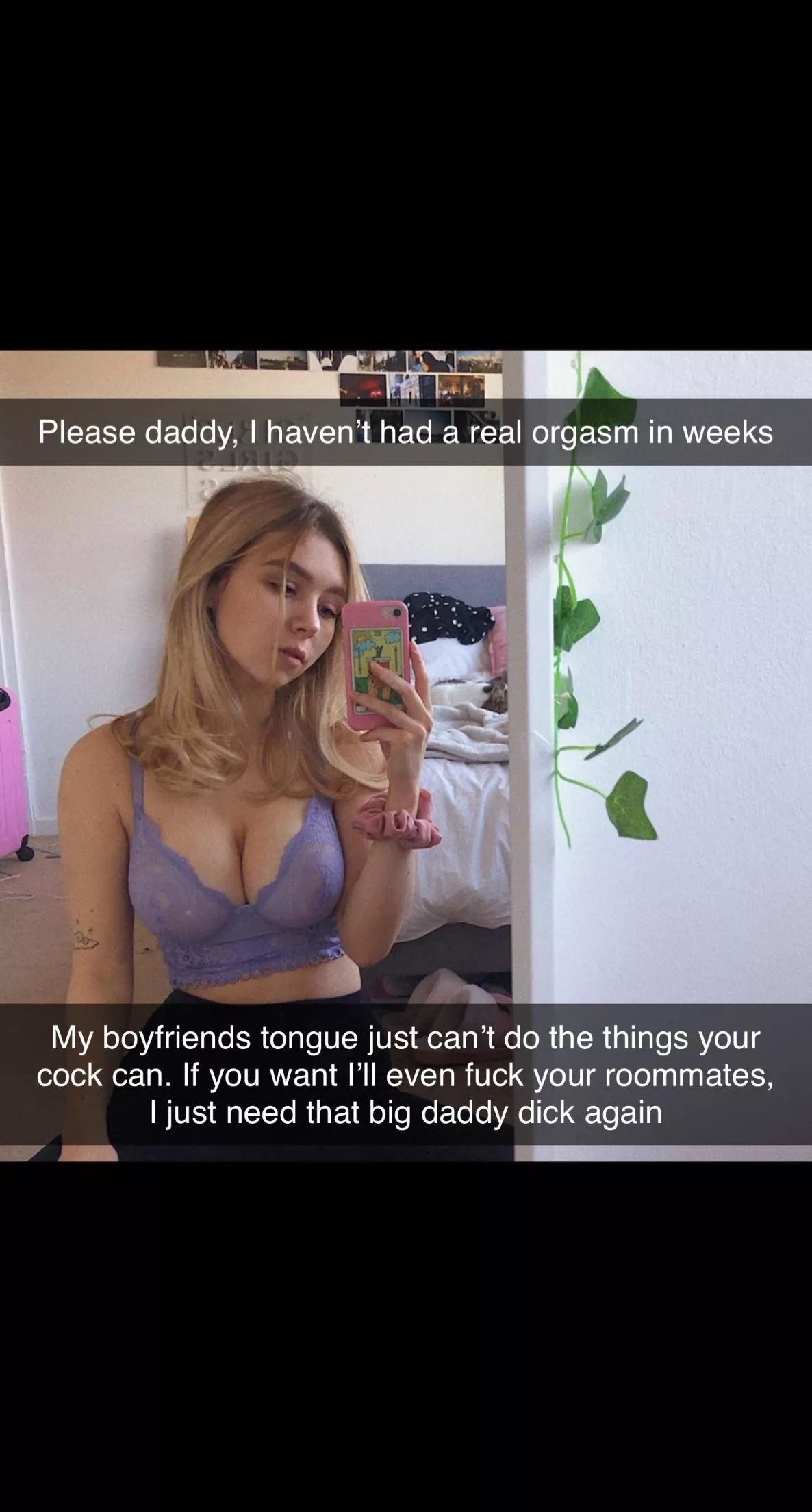 At first she said she didnâ€™t want to be the apartment fuck toy. Then he cut her off