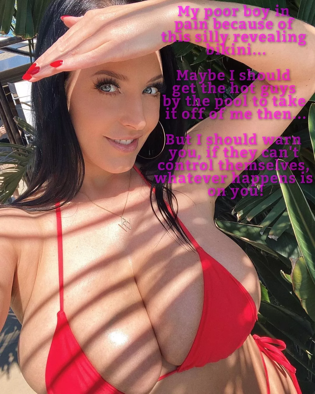 At least you got to see her tits, even if they were being fondled and sucked by guys laughing at you.