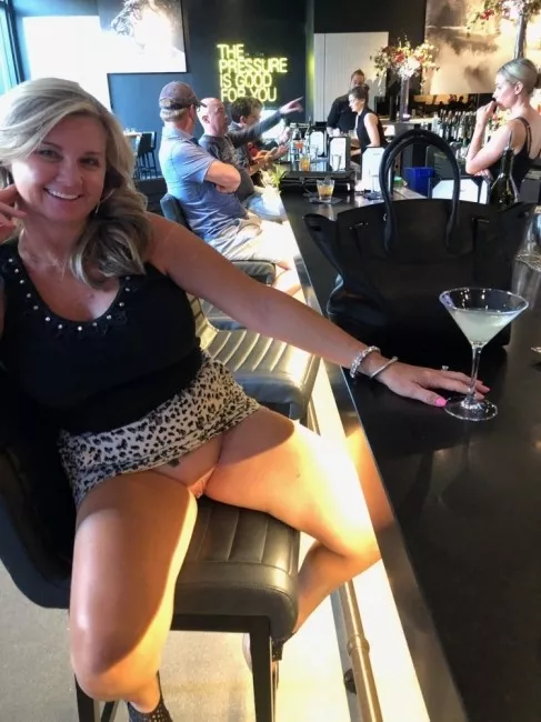 At the bar