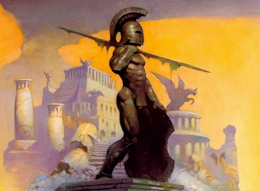 Atlantis Rising by Frank Frazetta