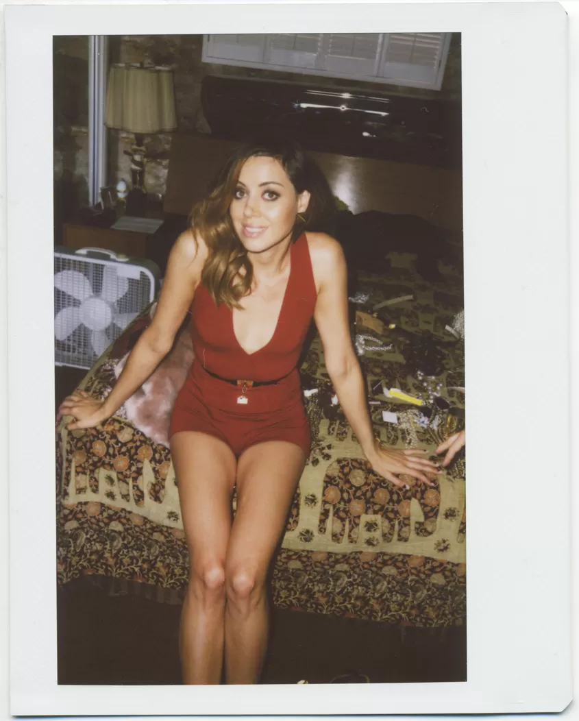 Aubrey Plaza [Polaroid Friday]