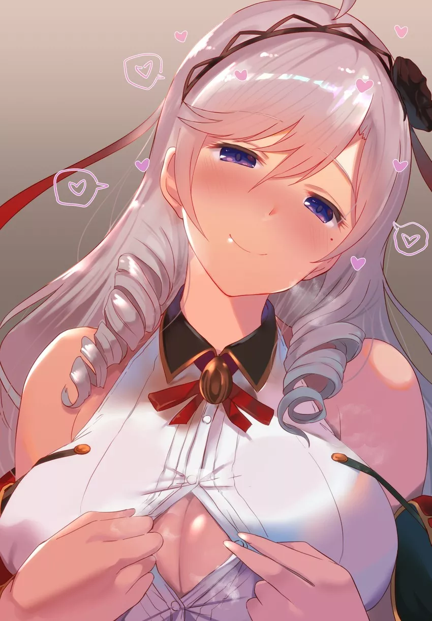 [Azur Lane] Algerie Giving a Tease