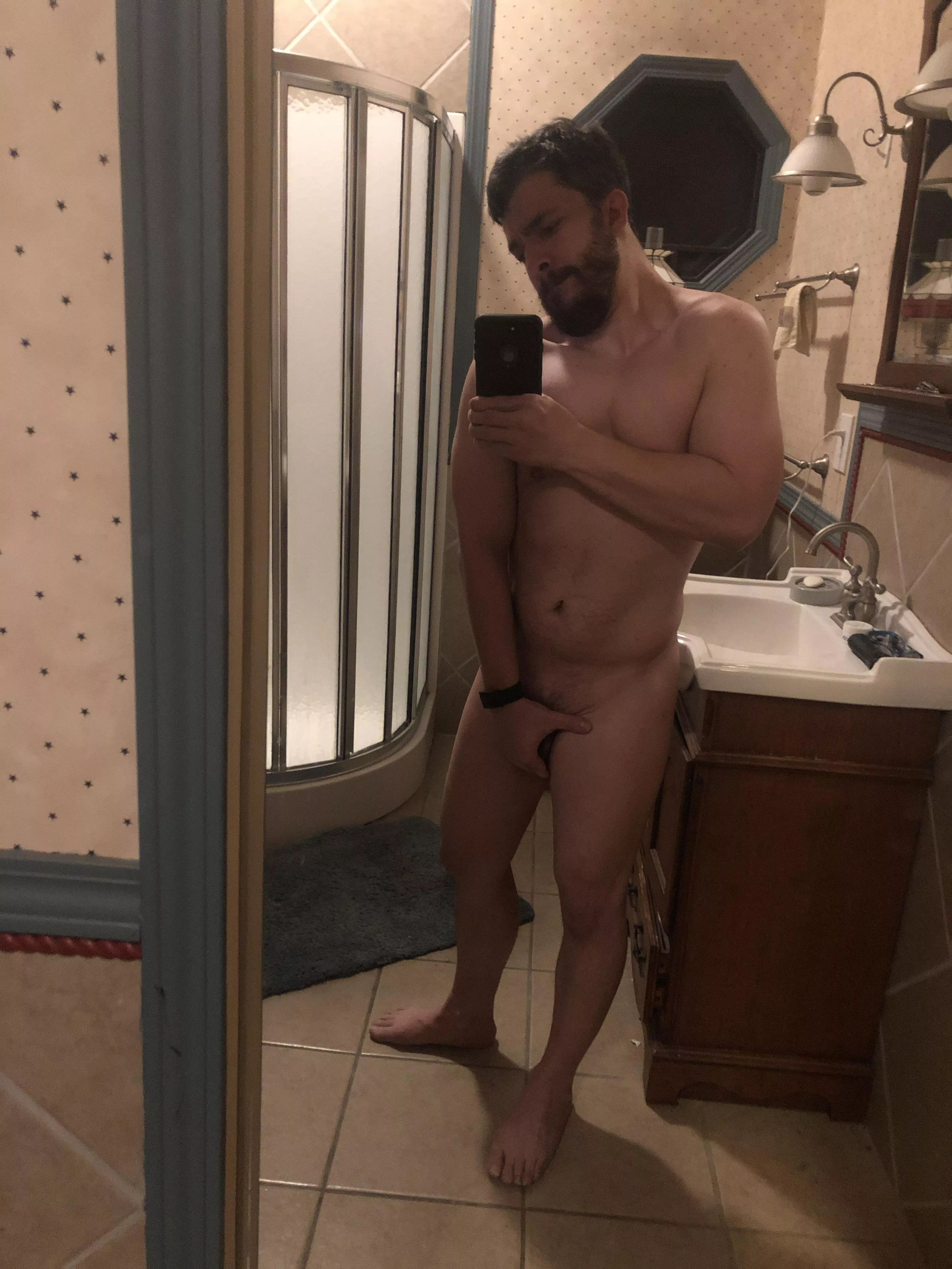 Back from the gym and into the shower