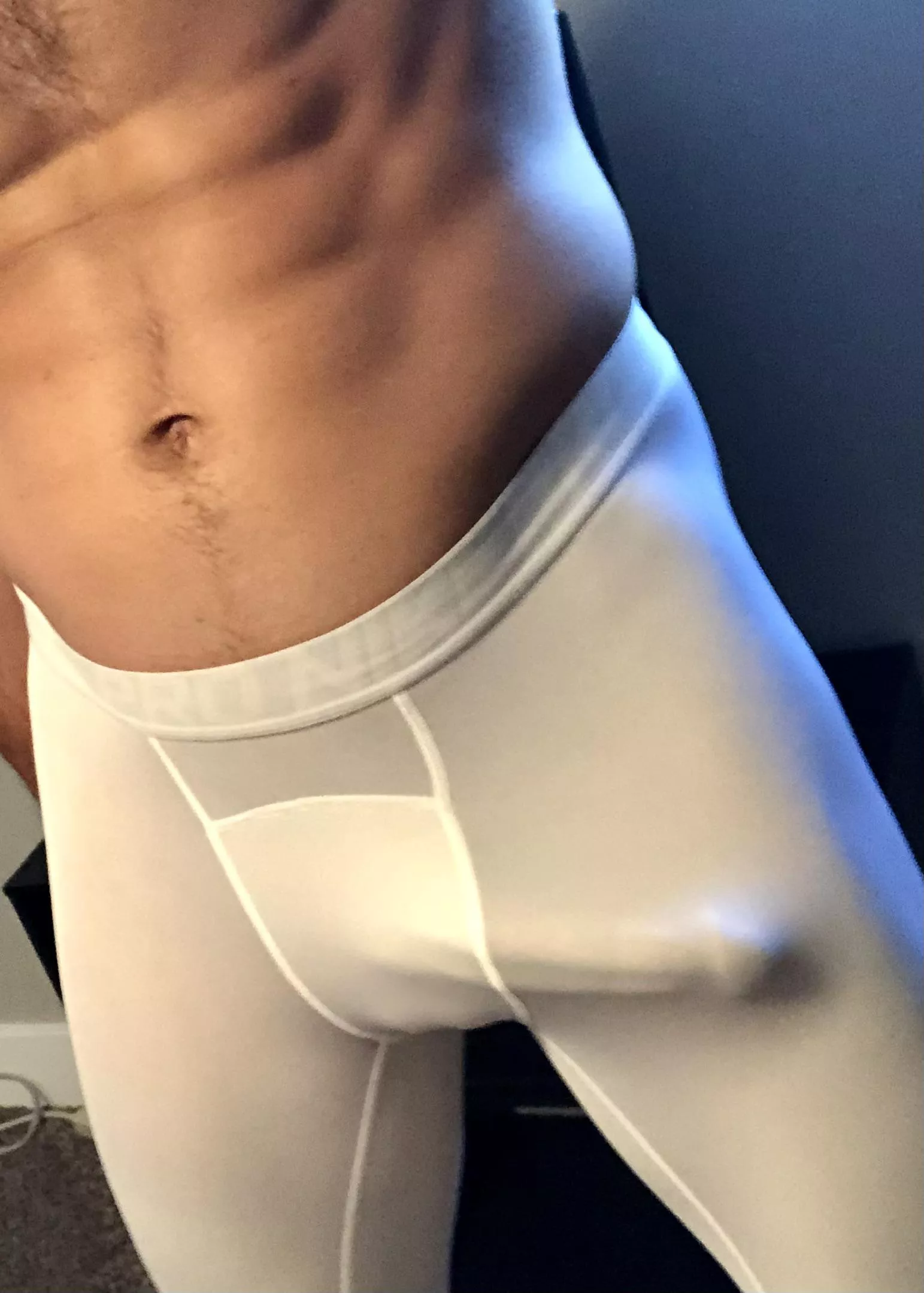 Back in spandex. Is this bulge big enough?