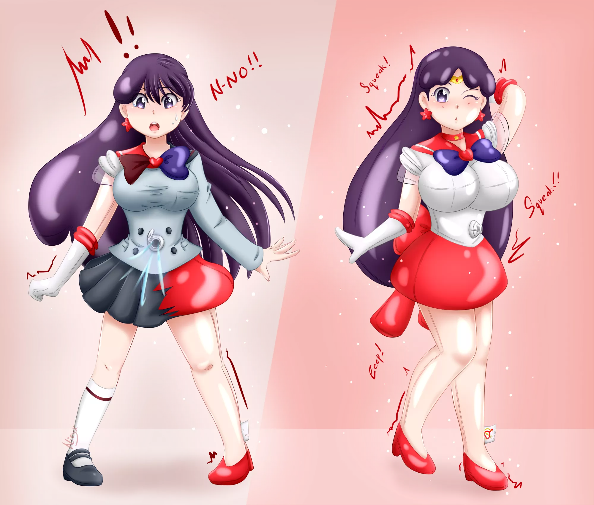 Balloon Sailor Mars (Inflatable, Balloon, Rubber/Latex, Dollification) by Nieyx