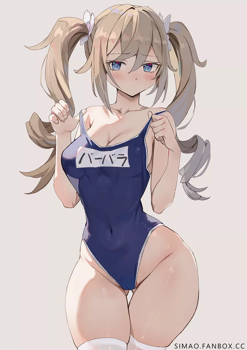 Barbara Swimsuit Embarrassment (Simao) [Genshin Impact]